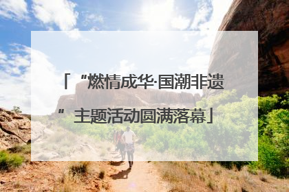 “燃情成华·国潮非遗”主题活动圆满落幕