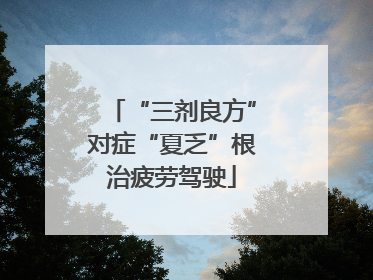 “三剂良方”对症“夏乏”根治疲劳驾驶