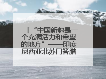 “中国新疆是一个充满活力和希望的地方”——印度尼西亚北苏门答腊省伊斯兰教代表团参访新疆