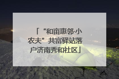 “和亩惠邻·小农夫”共富驿站落户济南秀和社区