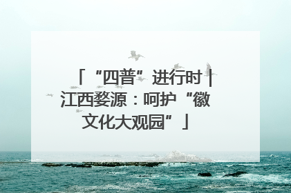 “四普”进行时｜江西婺源：呵护“徽文化大观园”