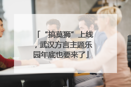 “搞莫狮”上线，武汉方言主题乐园年底也要来了