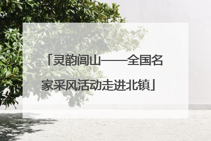 灵韵闾山——全国名家采风活动走进北镇
