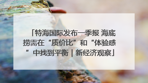 特海国际发布一季报 海底捞需在“质价比”和“体验感”中找到平衡｜新经济观察