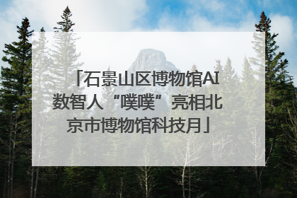 石景山区博物馆AI数智人“噗噗”亮相北京市博物馆科技月
