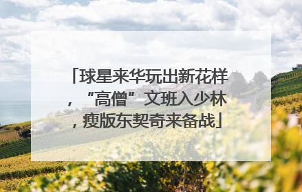球星来华玩出新花样，“高僧”文班入少林，瘦版东契奇来备战