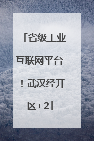 省级工业互联网平台！武汉经开区+2