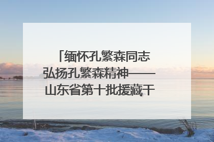 缅怀孔繁森同志 弘扬孔繁森精神——山东省第十批援藏干部人才清明节前到岗巴县开展党性教育