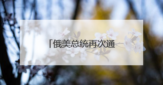 俄美总统再次通话 普京透露俄准备调解伊以冲突