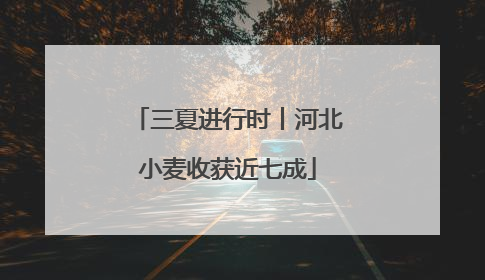 三夏进行时丨河北小麦收获近七成