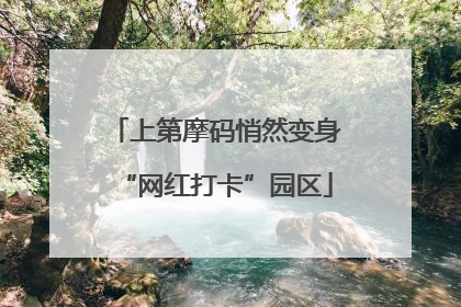 上第摩码悄然变身“网红打卡”园区