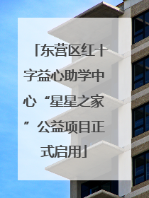 东营区红十字益心助学中心“星星之家”公益项目正式启用