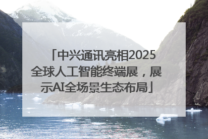 中兴通讯亮相2025全球人工智能终端展，展示AI全场景生态布局