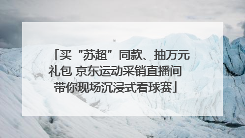 买“苏超”同款、抽万元礼包 京东运动采销直播间带你现场沉浸式看球赛