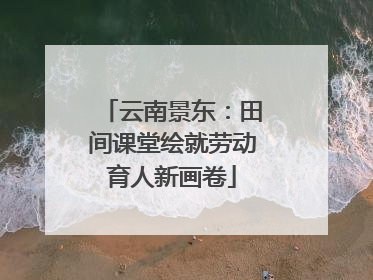 云南景东：田间课堂绘就劳动育人新画卷