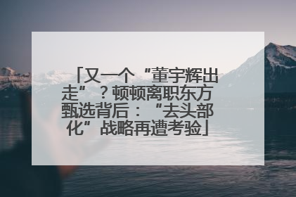 又一个“董宇辉出走”？顿顿离职东方甄选背后：“去头部化”战略再遭考验