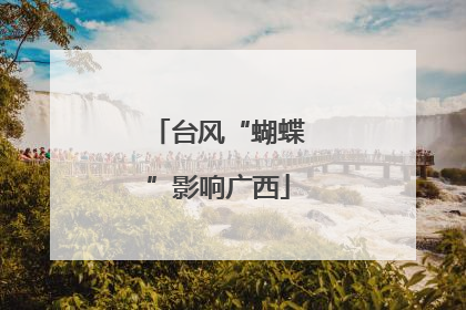台风“蝴蝶”影响广西