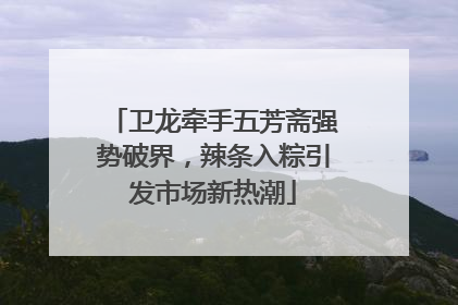 卫龙牵手五芳斋强势破界，辣条入粽引发市场新热潮
