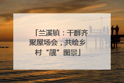 兰溪镇：干群齐聚屋场会，共绘乡村“靓”图景
