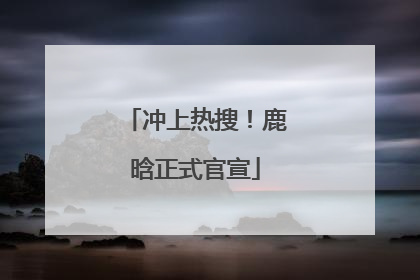 冲上热搜！鹿晗正式官宣