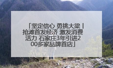 坚定信心 勇挑大梁丨抢滩首发经济 激发消费活力 石家庄3年引进200多家品牌首店