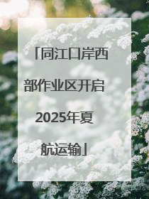同江口岸西部作业区开启2025年夏航运输