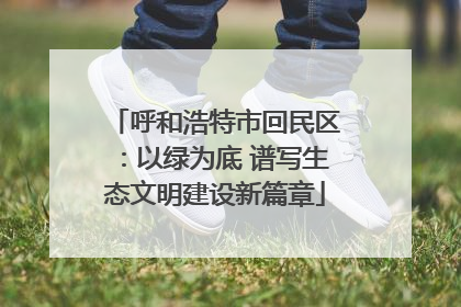 呼和浩特市回民区：以绿为底 谱写生态文明建设新篇章