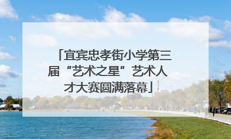 宜宾忠孝街小学第三届“艺术之星”艺术人才大赛圆满落幕