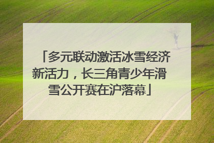 多元联动激活冰雪经济新活力，长三角青少年滑雪公开赛在沪落幕