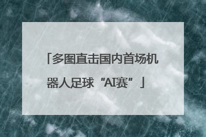 多图直击国内首场机器人足球“AI赛”