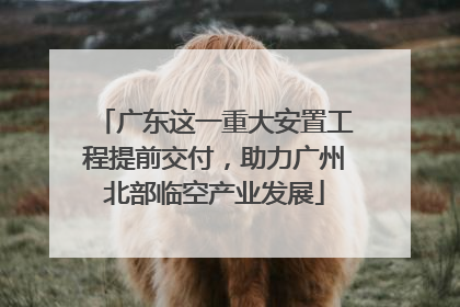 广东这一重大安置工程提前交付，助力广州北部临空产业发展