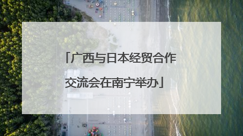 广西与日本经贸合作交流会在南宁举办
