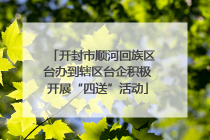 开封市顺河回族区台办到辖区台企积极开展“四送”活动