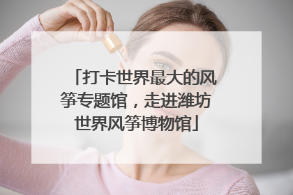 打卡世界最大的风筝专题馆，走进潍坊世界风筝博物馆