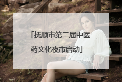 抚顺市第二届中医药文化夜市启动