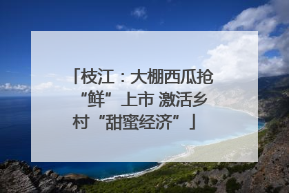 枝江：大棚西瓜抢“鲜”上市 激活乡村“甜蜜经济”