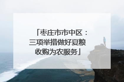 枣庄市市中区：三项举措做好夏粮收购为农服务