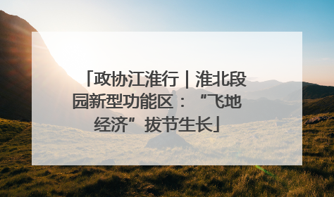 政协江淮行｜淮北段园新型功能区：“飞地经济”拔节生长