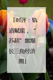 时评：轨道赋能，“苏超”燃爆长三角经济圈
