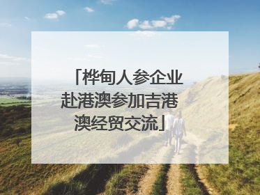 桦甸人参企业赴港澳参加吉港澳经贸交流