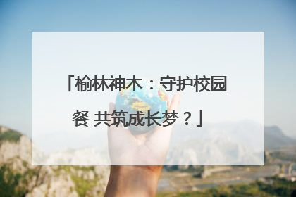 榆林神木：守护校园餐 共筑成长梦？
