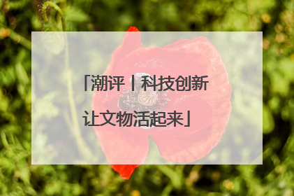潮评丨科技创新让文物活起来