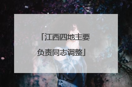 江西四地主要负责同志调整