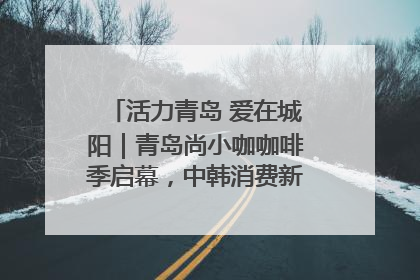 活力青岛 爱在城阳｜青岛尚小咖咖啡季启幕，中韩消费新场景点燃夏日热情
