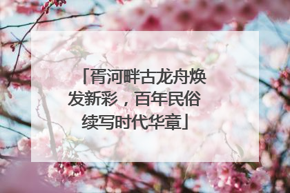胥河畔古龙舟焕发新彩，百年民俗续写时代华章