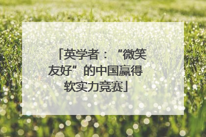 英学者：“微笑友好”的中国赢得软实力竞赛