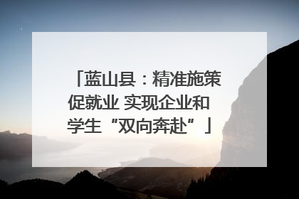 蓝山县：精准施策促就业 实现企业和学生“双向奔赴”