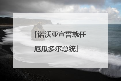 诺沃亚宣誓就任厄瓜多尔总统