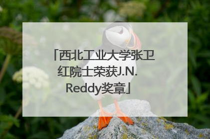 西北工业大学张卫红院士荣获J.N.Reddy奖章