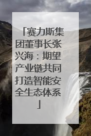 赛力斯集团董事长张兴海：期望产业链共同打造智能安全生态体系